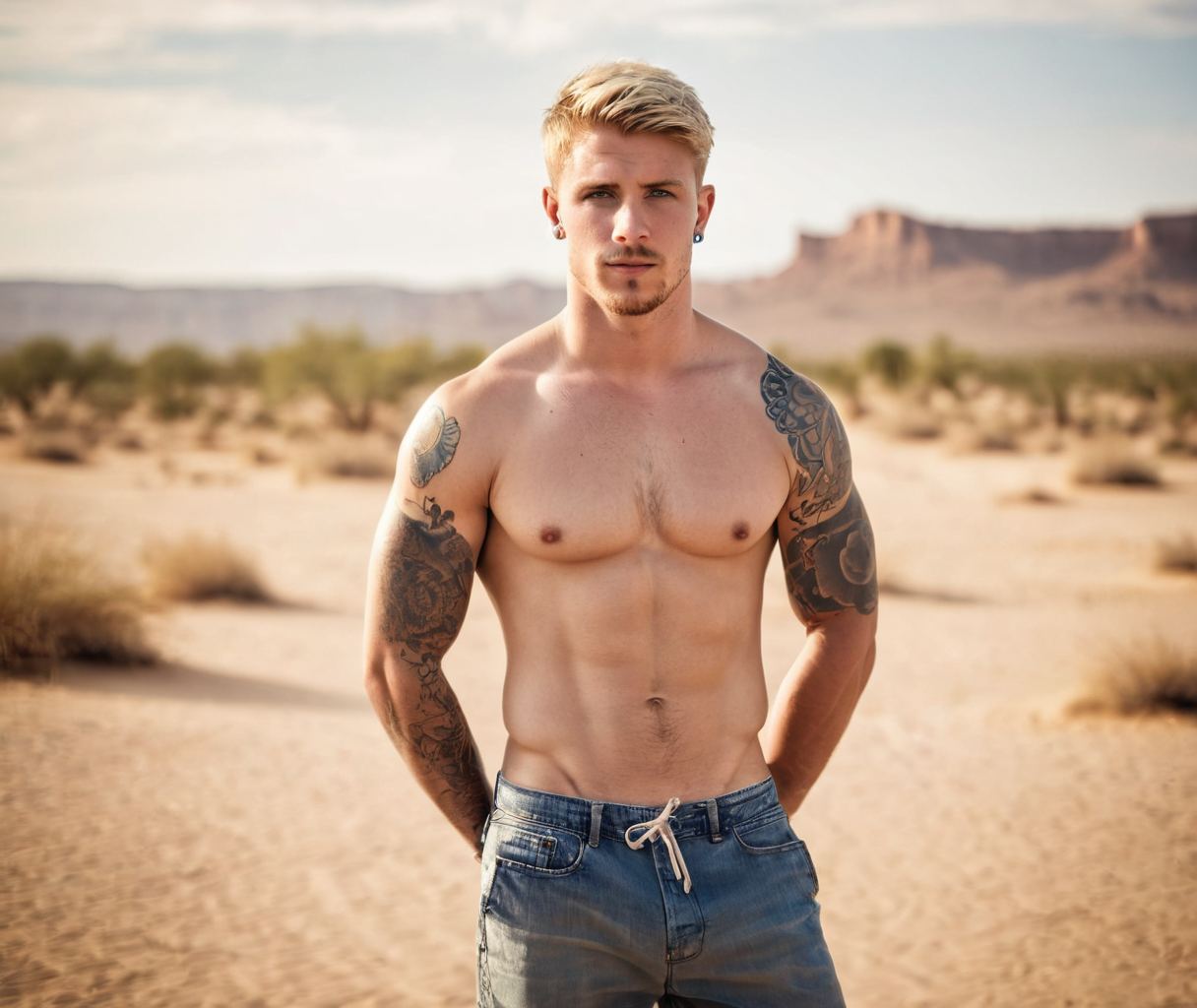 Blonde Guy AI Image Set - Image 2