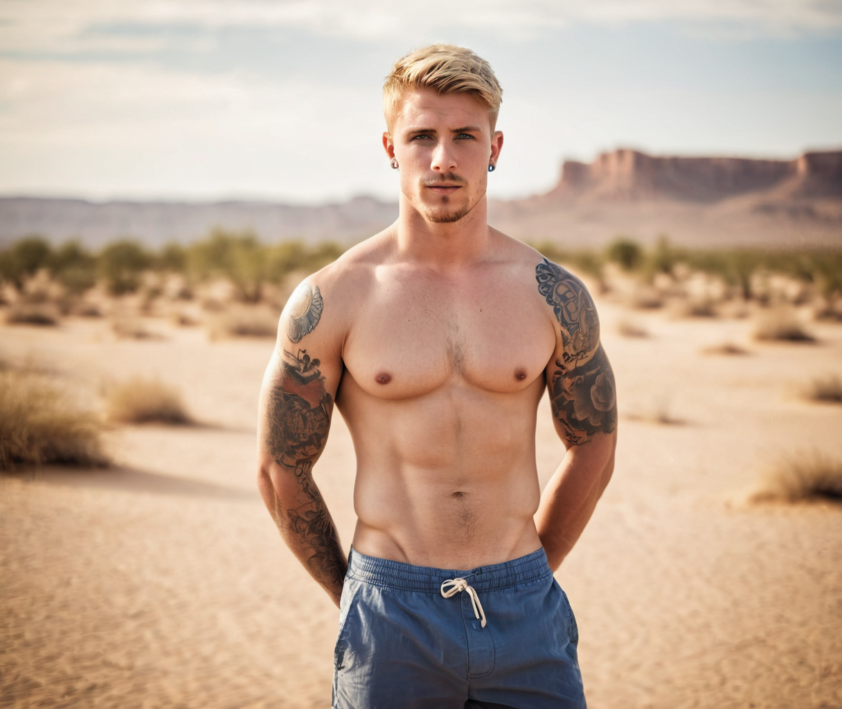 Blonde Guy AI Image Set